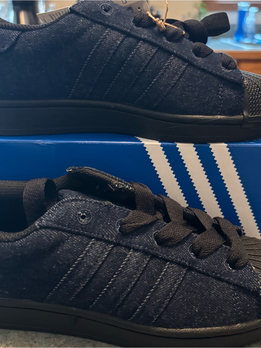 Adidas Superstar 2 Denim 5.5 Women’s New!!